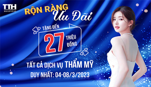 Chương trình ưu đãi 08/03 “THÁNG 3 RỘN RÀNG - CHO NÀNG TỎA SÁNG”